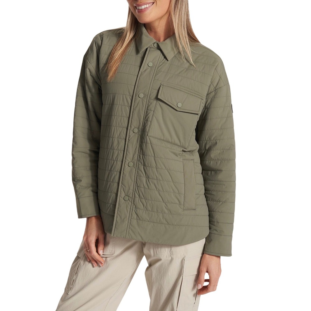 NWT Vuori Pistachio Canyon Insulated Shirt Jacket New Quilted Women's Size XS/S